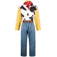 thumbnail image 4 of 2026 New Halloween Toys Plaything Quest Cosplay Costume, Fancy Story Costume Set, Cosplay Set Include Top, Pants, Belt, Headscarf, Halloween Outfits for 2-12 Years, 100(3-4 Years), 4 of 5