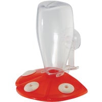 Audubon Hummingbird Window Feeder NA5546 - Plastic, Suction Cup Mount - 12 Oz, Red