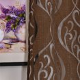 thumbnail image 4 of Moyic Ganchos Tijeras de burbujas Cortinas Cortinas de ventana translúcidas Persianas de dormitorio de sala de estar semitransparentes 100 * 200/250 Decoración del hogar Café 100*250cm Moyic JJ11444-10, 4 of 6