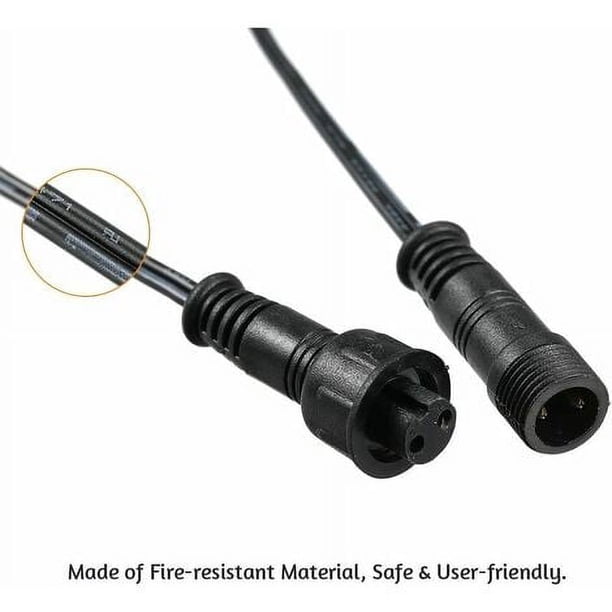 Olvídate De Las Instalaciones Cortas: Cable De Extensión De 1M Para Luces LED (5 Unidades)