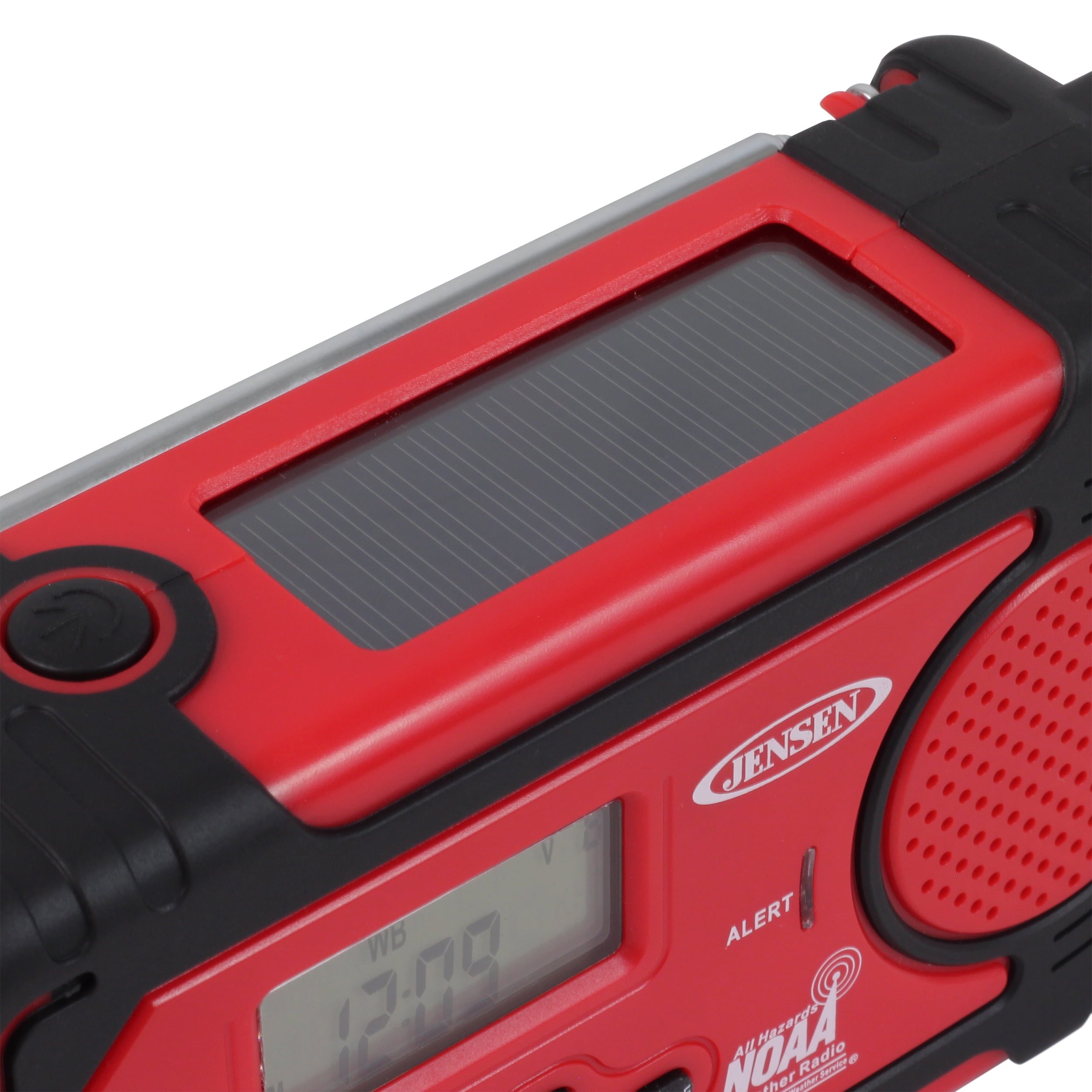 Jensen Portable AM/FM Radio, Red, JEP-750