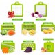 thumbnail image 2 of 16-in-1 Multifunctional Vegetable Slicer with 7 Replaceable Blades, Compatible with Kitchen Mandoline for Onions and Vegetables, 2 of 5