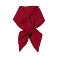 thumbnail image 4 of Wdgfv Short Winter Scarf for Women Soft Knitted Cross Scarf Lightweight Neck Warmer Cozy Scarves for Casual Outdoor Wear Red One Size, 4 of 4