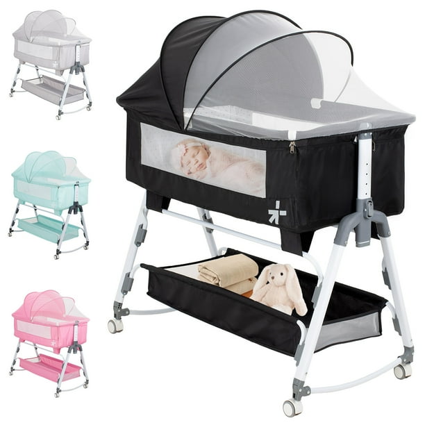Cuna Moisés Corral Para Bebe Ajustable Mosquitero Colchón