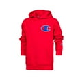 thumbnail image 2 of Champion Heritage Lbr Boys Active Hoodies Size S, Color: Red/Blue, 2 of 2