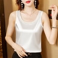 thumbnail image 2 of WRKEKC Womens Tank Tops Solid Color Crew Neck Sleeveless Pullover Summer Tank Casual Loose Fit Lightweight Top, 2 of 6