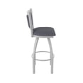 thumbnail image 4 of 870 Hadleigh 36" Swivel Bar Stool with Anodized Nickel Finish and Canter Storm Seat and Back, 4 of 5