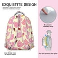 thumbnail image 5 of Pig Pattern Backpack for High School & College - Durable Waterproof Bookbag with Laptop Sleeve, Padded Shoulder Straps for Comfortable All-Day Wear, 5 of 6
