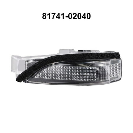

RANMEI For Toyota For Auris For Avensis For C-Hr For Corolla For Verso Rearview Mirror Turn Signal Light Lense Without Bulb 81741-02040