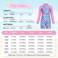 thumbnail image 2 of Marendyee Girls Mermaid Swimming One Piece Ariel Swimsuits for Toddler Long Sleeve Mermaid Scales Swimwear UPF 50 Sun Protection with Zipper 110 cm 3-4 Years, 2 of 15