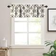 thumbnail image 4 of Aztec Kitchen Curtains, Southwestern Native Tribal Valances for Kitchen Window,Boho Geometric Printed Short Curtains for Small Windows Cafe Living Room Bedroom, 54x18 Inch, 1 Panel, 4 of 6