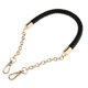 thumbnail image 1 of 2xMetal PU Cuero Trenzado Bolsa Correa Asa Bolsa Cadena Reemplazo 60cm Negro Sunnimix Reemplazo de la correa del bolso, 1 of 8