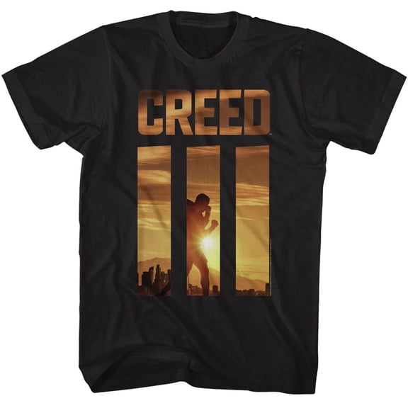 Rocky Creed 3 Sunrise Black Adult T-Shirt