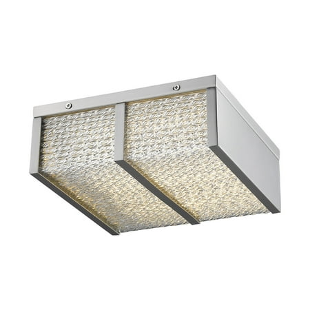 

Flush Mounts 1 Light Fixtures With Brushed Nickel Finish Integrated Bulb Type 10 20 Watts