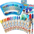 thumbnail image 1 of Set de 20 Plumas de Gel Sonic The Hedgehog con Libro, 1 of 4