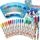 thumbnail image 1 of Set de 20 Plumas de Gel Sonic The Hedgehog con Libro, 1 of 4