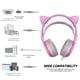 thumbnail image 4 of Audífonos SOMIC G951S Rosa con Micrófono - Diadema Gamer para PC con Orejas de Gato, Ideal para Juegos y Streaming, Conexión Cableada 3.5mm, 4 of 6