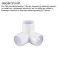 thumbnail image 4 of Uxcell 8 Pack 3 Way Elbow Fittings, 1/4 Inch Pipe Fitting Connector, 4 of 6