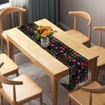 thumbnail image 2 of Cinco De Mayo Table Runner Mexican Floral Mexico Let''s Fiesta Indoor Outdoor Party Table Cover Decoration Home Kitchen Dining Room (13.8" x 90"), 2 of 5