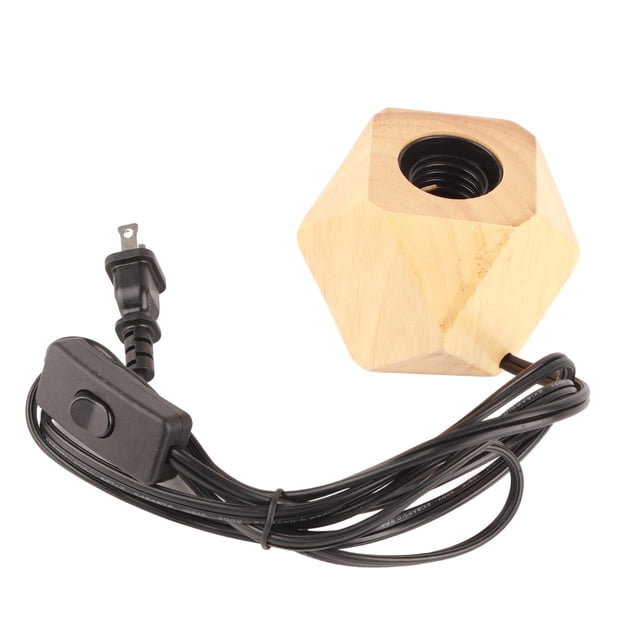 Small Wood Table Lamp Base, Bedside Lamp Base E26 Socket Modern Small Wood Table Lamp Base For Bedroom, Living Room Or Office