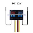 thumbnail image 1 of Dual Digital Temperature Controller Two Relay Output 12V 24VThermoregulator Thermostat With Heater Cooler ,Install Easy, 1 of 7