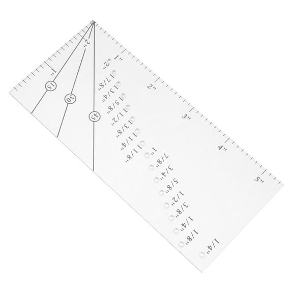 Masteelf  Sewing Measure Tool Household Quilting Ruler Machine Centering