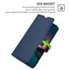 thumbnail image 5 of Para Motorola Moto G54 5g Funda de cuero Pu con soporte de visualización y ranura para tarjeta, 5 of 5
