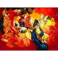 thumbnail image 2 of Jadis 14x12 White Modern Wood Framed Museum Art Print Titled - Magie, 2 of 4