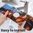 thumbnail image 6 of Kdxio Tropical Beach Candlelight Pattern Non-Slip Diatom Mud Faucet Drain Pad,Self Absorbent Mat for Kitchen Sink for Variety Kitchen & Bathroom Countertops, 6 of 7