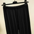 thumbnail image 4 of Kaemgyyd Plus Size Pajama Pants Soft Comfortable Wide Leg Flowy Sleepwear Lounge Drawstring Loose Fit Pj Bottoms Trousers, 4 of 6