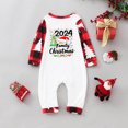 thumbnail image 2 of Zwiiyzr Christmas Pajamas for Family for Baby Christmas Men Plaid Printed Blouse Tops+Pants Family Matching Pajamas Set 2025 Multicolor, 2 of 5