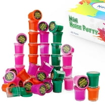 Party Favors for Kids - 48 Mega Party Favor Pack of Slime - 1.5" - Mini Noise Putty in Assorted Neon Colors - Bulk Toys - Stocking Stuffers - and Birthday Party Favors - Bulk Pack of 4 Dozen
