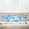 thumbnail image 3 of Ambesonne Animal Throw Pillow Cover 4 Pack, and Clouds, 20", Pale Blue, 3 of 6