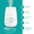 Vicks 1 Gallon Filter Free Cool Mist Ultrasonic Humidifier, 200 sq ft