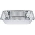 thumbnail image 3 of GUSTO 9x13 Disposable Aluminum Foil Pans Baking Pan Catering Trays, 30-Pack, 3 of 9