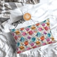 thumbnail image 5 of Rateoe Skulls and Roses Pattern Decorative Pillow Case,Throw Pillow Covers,Plush Pillow Cover,Soft Pillow Case,Velvet Pillow Case-14"x20", 5 of 6