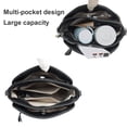 thumbnail image 4 of URSOFINE Women's Leather Crossbody Bucket Purse, Multi-Compartment Shoulder Bag with Adjustable Strap, Casual Lightweight Handbag for Daily Use, 4 of 8