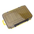 thumbnail image 4 of Estuche para plantillas de calamar Almacenamiento de doble cara Cebos Señuelos Anzuelos Jigs Soporte para cajas Bolsa Contenedor Amarillo 14 compartimentos Soledad Estuche Señuelo Jigs Calamar, 4 of 7