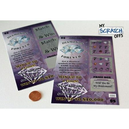 Will You Be My Bridesmaid? Lotto Replica Scratch Off Card 4