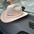 thumbnail image 3 of Hat Mounts for Car, Cowboy Hat Holder Rack with Suction Cup and Handmade Rope, Car Accessories, Universal Cowboy Hat Hanger for SUV Truck Vehicle Home, Keeps Your Hat On The Dash, 3 of 6