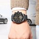 thumbnail image 4 of Relojes mecánicos automáticos de acero inoxidable para hombres Reloj analógico a prueba de agua Negro Sunnimix Relojes mecánicos de los hombres, 4 of 8