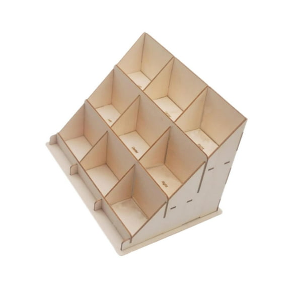 Kuntesetty Card Display Stand for Greeting Cards, Photo Holder, Birthday Card Organizer for 27x19.3x19.3cm