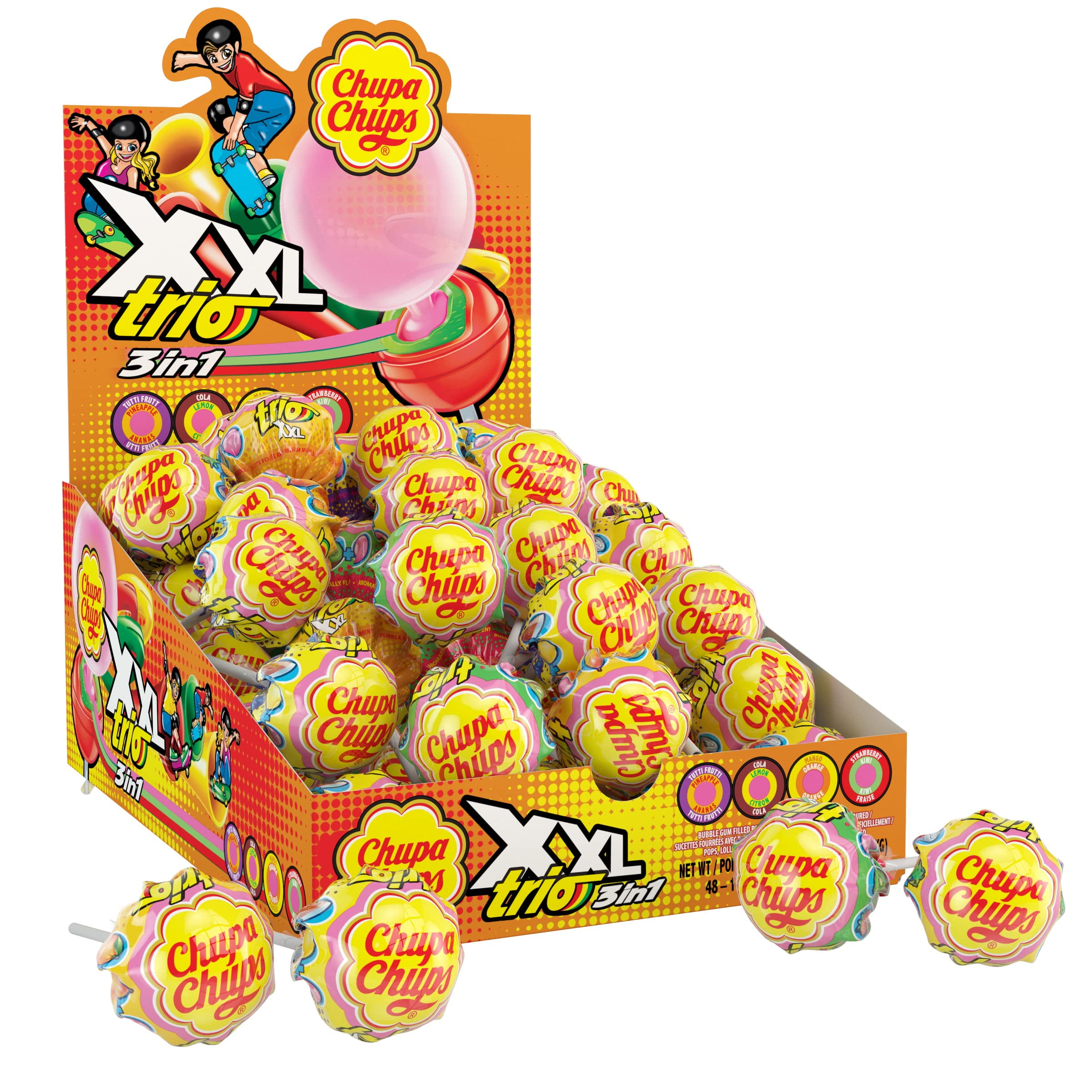 Chupa Chups XXL Trio Lollipop 1.02 oz. - Walmart.com