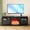 Fireplace TV-Black, variant on Fluted TV Stand for TVs up to 70", Mid Century Modern Television Stands, TV Consoles, Media Consoles