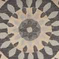 thumbnail image 2 of 6â€™ Round Gray Floral Bloom Area Rug, 2 of 5