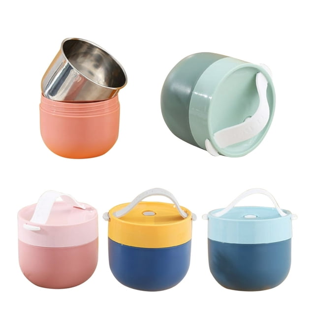 QJUHUNG Soup Cup Lunch Box / Thermos Mug Food Container Thermal Cup Vacuum Bento Box with Spoon for Kids