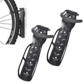 thumbnail image 4 of 2 Pieces Wall Mounted Bike Rack, Bike Racks, Wall Mounted Bike Rack, Bikes Wall Mounts With Accessories, Bike Hook, Bike Rack Store/Garage Storage(Black), 4 of 4