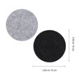 thumbnail image 2 of 20Pcs Felt Coasters Heat Insulation Cup Mats Round Drink Coasters Home Decor, 2 of 7
