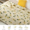thumbnail image 5 of XEOVHV Clearance Summer Quilt Bedding Set, Lightweight Summer Quilt Full/Queen - yellow pineapple Bedspreads Queen Size - Bedding Coverlets for All Seasons (Includes 1 Quilt, 40*60in), 5 of 8