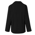 thumbnail image 2 of Vedolay Casual Tops for Women Womens Business Casual Blazer with Lined Double Suit Jacket,Black XL, 2 of 4